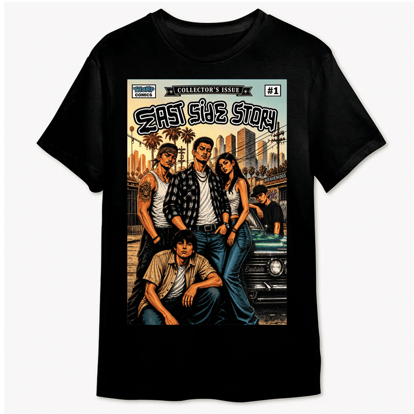 East Side Story Comic Book and T-Shirt Bundle-Collector’s Edition