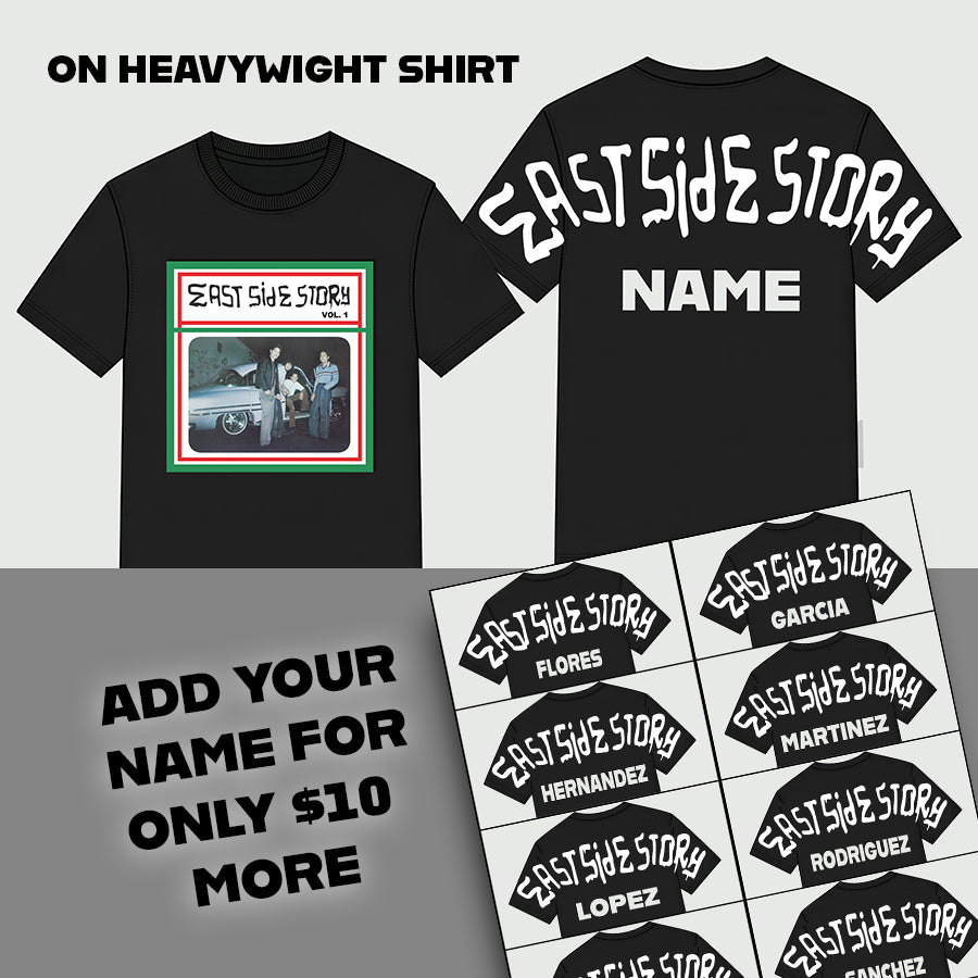 CUSTOM NAME Volume 1  Short Sleeve Black T-Shirt